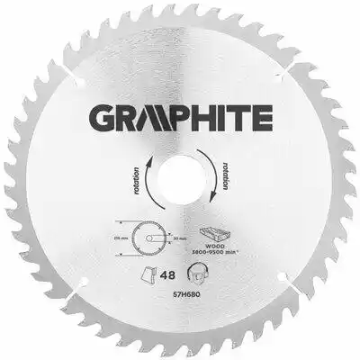 GRAPHITE Tarcza do cięcia 57H680 216 mm