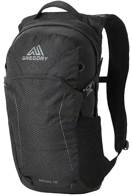 Gregory plecak Nano 18L Obsidian Black