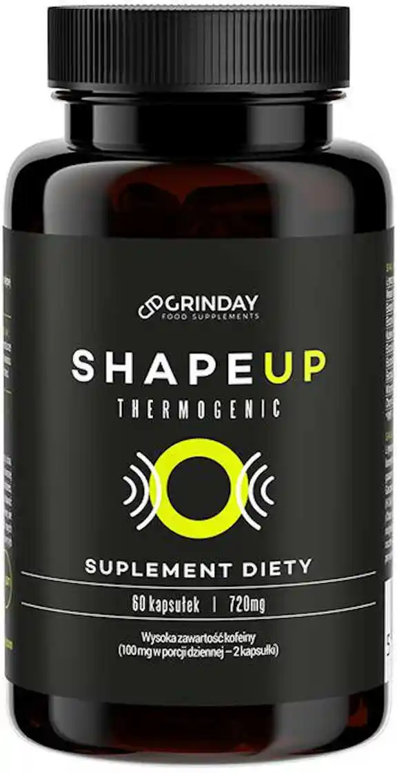 Grinday Shape Up Thermogenic - Termogeniczny Spalacz Tłuszczu - 60 kapsułek