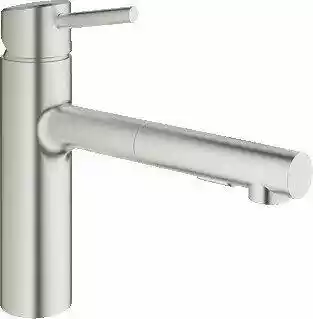 Grohe Concetto Bateria kuchenna z wyciąganą wylewką stal nierdzewna 30273DC1