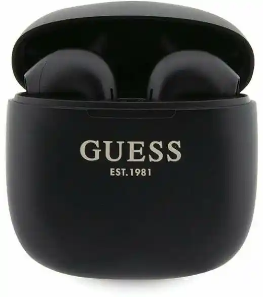 Guess Słuchawki Bluetooth TWS GUTWST26PSK Czarne