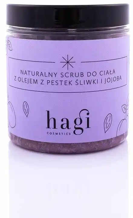 Hagi Naturalny scrub do ciała z pestek śliwki i olejem jojoba 300g