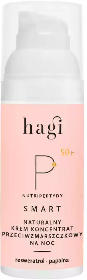 HAGI Smart P Naturalny krem koncentrat przeciwzmarszczkowy na noc z nutripeptydami 50ml