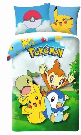 Halantex Pościel bawełniana 140x200 Pokemon Kids 12