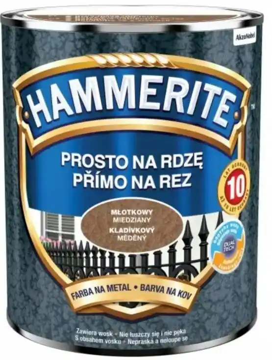 Hammerite Farba na rdzę Młotkowy Miedziany 2,5L