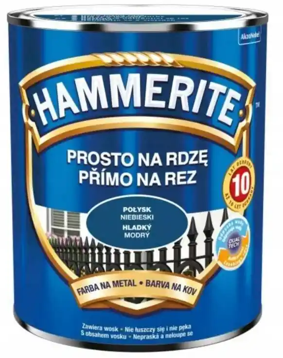 Hammerite Farba na rdzę Połysk Niebieski 2,5L