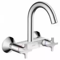 Hansgrohe 71286000 Logis Classic dwuuchwytowa bateria kuchenna montaż ścienny