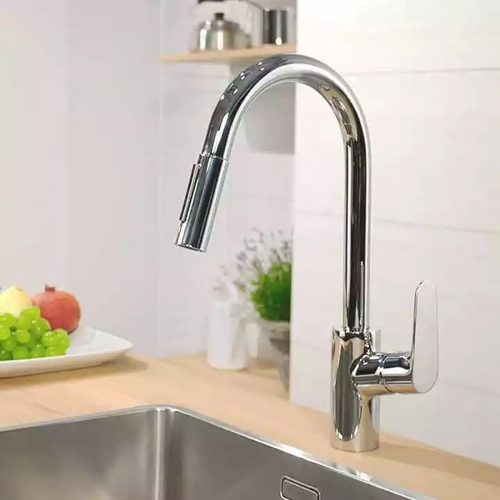 Hansgrohe 73880000 Focus M41 Jednouchwytowa bateria kuchenna 240 wyciągana wylewka 2jet sBox