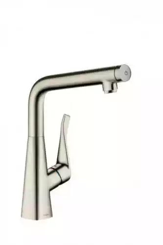 Hansgrohe Metris Select Bateria kuchenna stal szlachetna szczotkowana 14883800