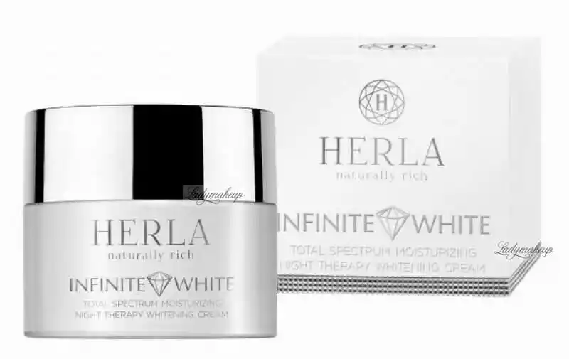 Herla Total Spectrum Moisturizing Night Therapy Cream Nawilżający krem wybielający przebarwienia na noc 50ml