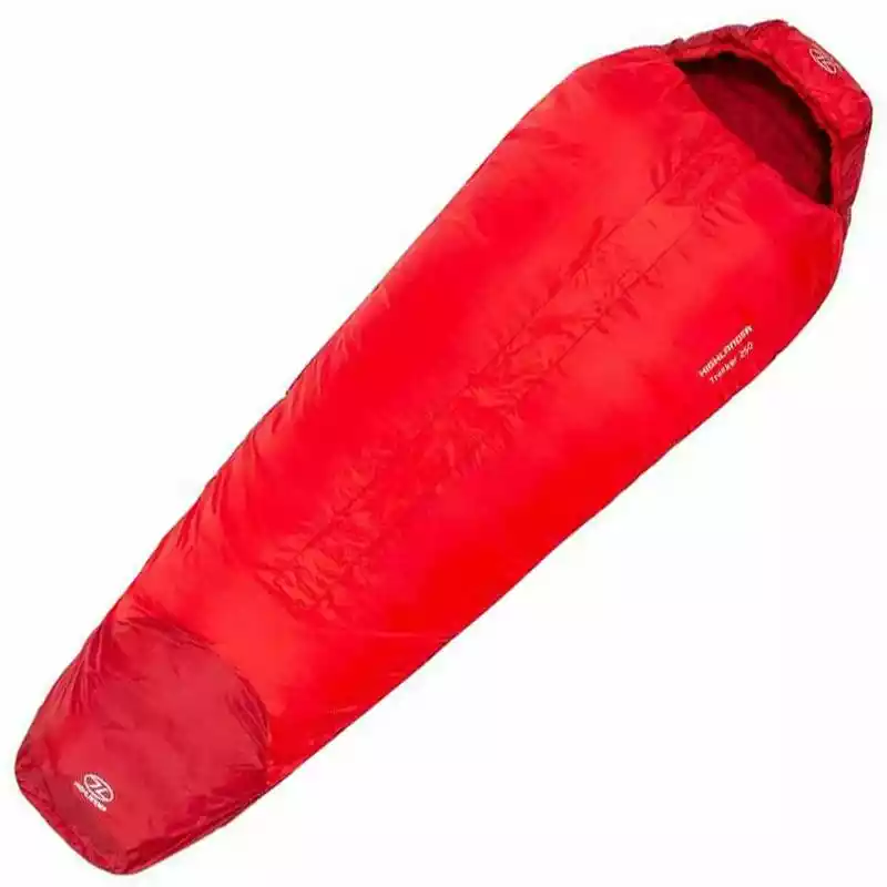 Highlander Spiwór Outdoor Trekker Mummy 250 Red