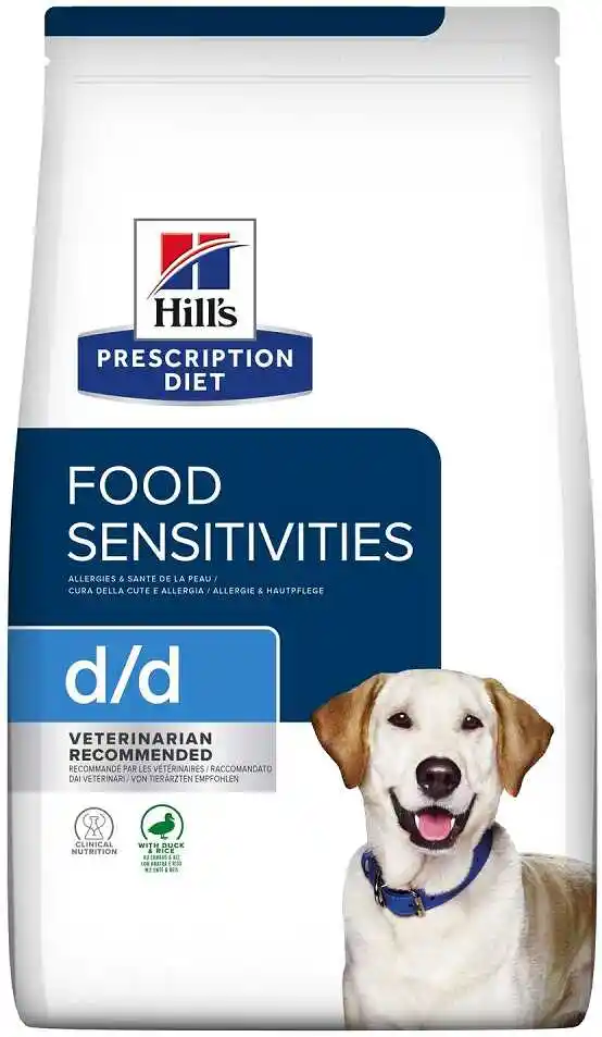 Hills Prescription Diet d/d Food Sensitivities, kaczka i ryż - 12 kg