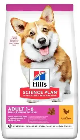 Hills Science Plan Adult 1 6 Small & Mini, kurczak - 6 kg