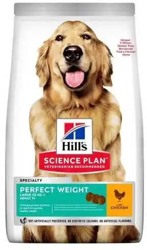 Hills Science Plan Adult 1+ Perfect Weight Large, kurczak - 12 kg