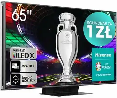 Hisense Telewizor mini-LED 65UXKQ 65 cali 4K 144Hz VIDAA U7 Dolby Atmos