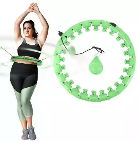 HMS HULA HOP GREEN Z WYPUSTKAMI I OBCIĄŻNIKIEM HHW12 PLUS SIZE