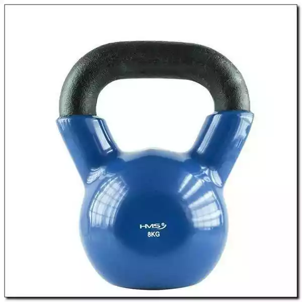 HMS Kettlebell żeliwny pokryty winylem 8 kg KNV08