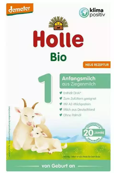 Holle Bio 1 mleko kozie od urodzenia, 400g