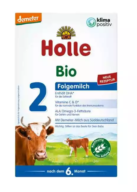 Holle Bio 2 mleko następne po 6 miesiącu, 600g