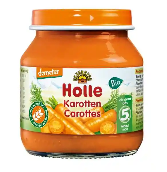 Holle Bio Danie dla niemowląt Marchewka 125g