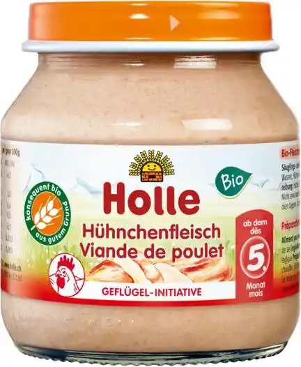 Holle BIO Mięso z kurczaka od 5 miesiąca 125g