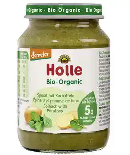 Holle Bio Organic Danie dla niemowląt Szpinak-ziemniak 5m+ 190g