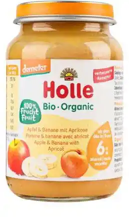 Holle Bio Organic Deserek Jabłko-banan-morela 190g