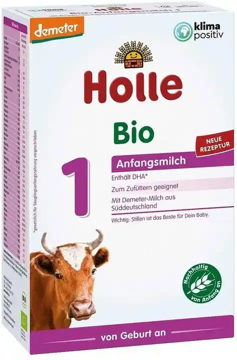 HOLLE Mleko Krowie Początkowe 1 Od Urodzenia Demeter Bio 400g