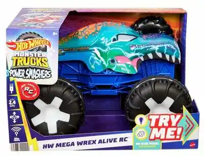 Hot Wheels Samochód zdalnie sterowany Monster Truck Mega-Wrex Alive JBD90