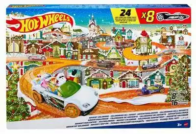 Hot Wheels Zestaw pojazdów Kalendarz adwentowy HKL74