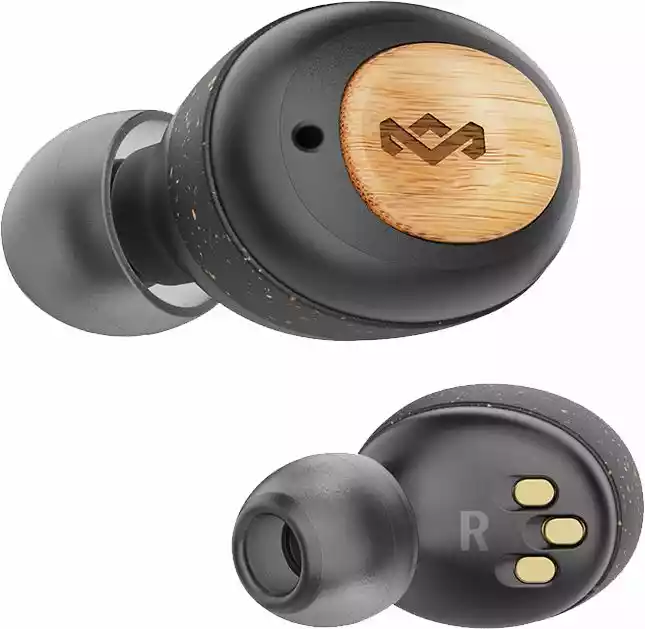 House of Marley Champion Dokanałowe Bluetooth 5.0 Czarny Słuchawki bezprzewodowe