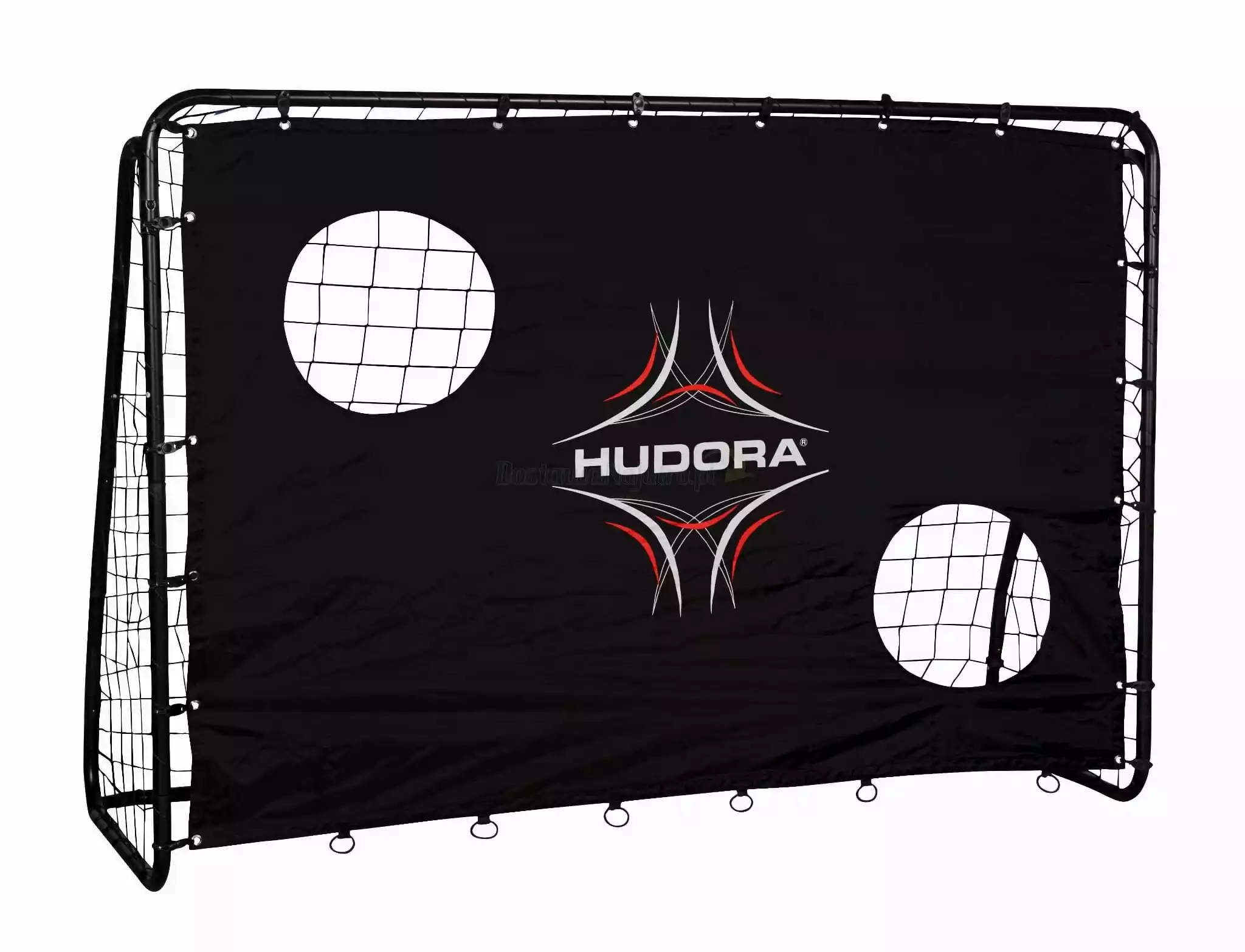 Hudora Freekick Bramka Piłkarska mata Freekick 213x152cm czarna