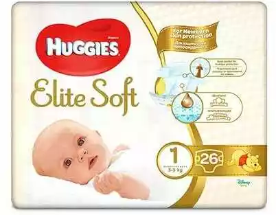 Huggies Extra Care 1 pieluchy (2-5kg) 26szt.