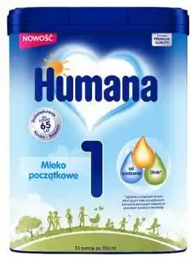 HUMANA 1 HMO Mleko początkowe od urodzenia 750g