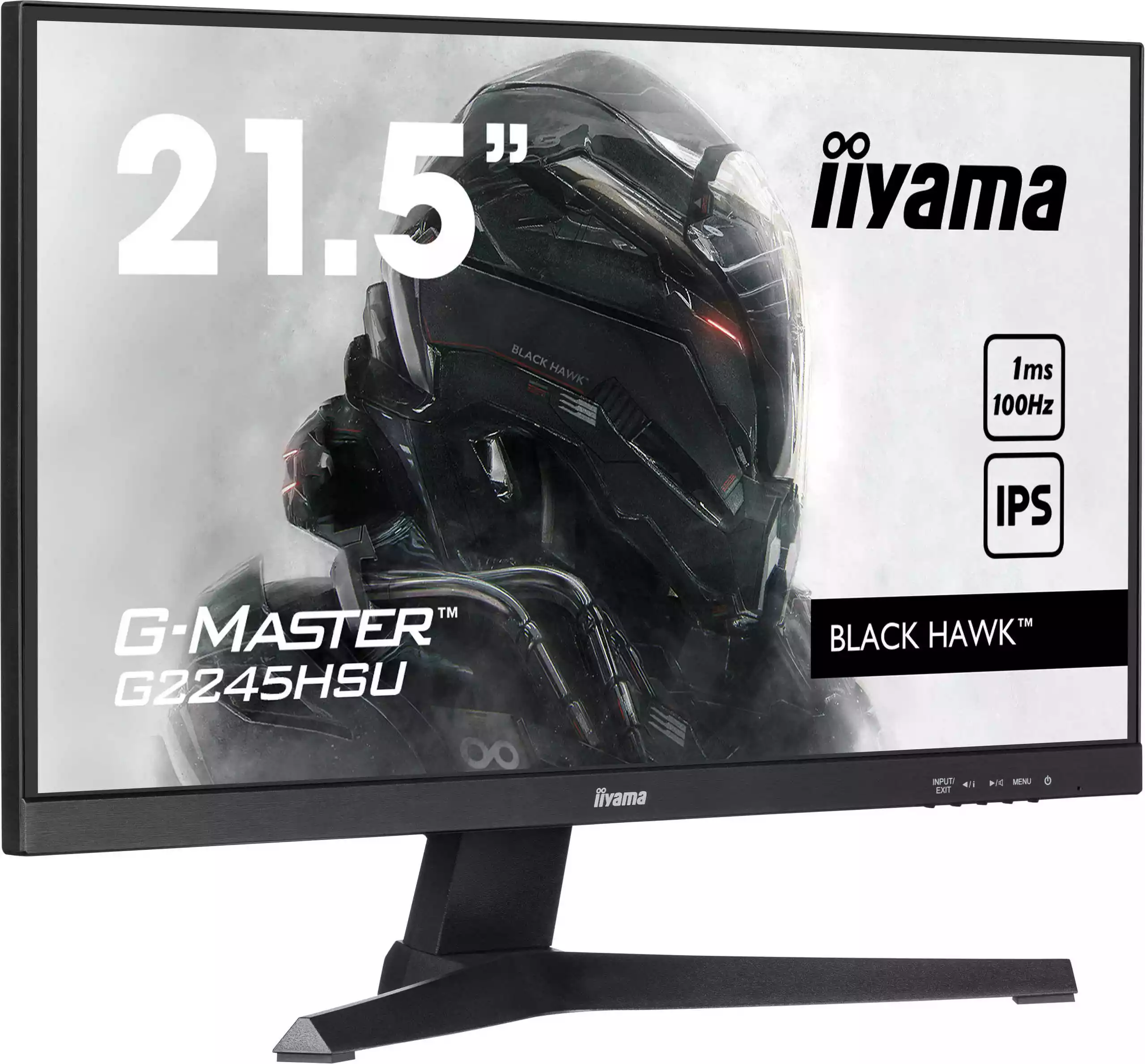 Iiyama G-Master Black Hawk G2245HSU-B1 21,5 cala Full HD IPS 100Hz 1ms Gamingowy monitor LED