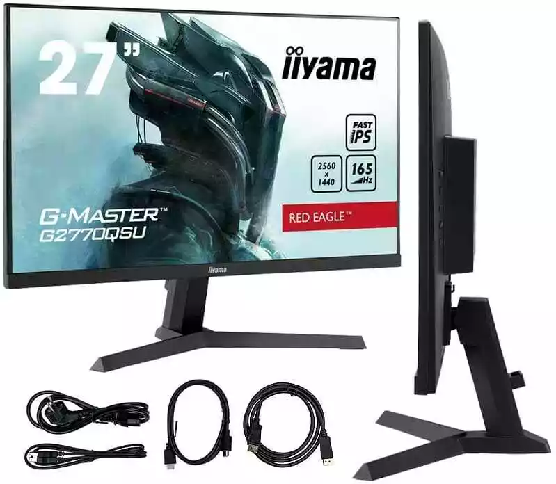 Iiyama G-Master Red Eagle G2770QSU-B1 27 cali 2K IPS 165Hz 0,5ms Gamingowy monitor LED