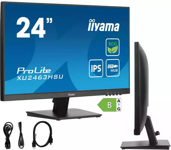 Iiyama ProLite XU2463HSU-B1 24 cale Full HD IPS 100Hz 3ms monitor LED