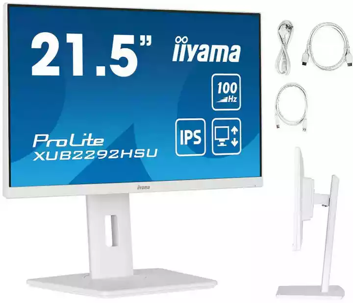 Iiyama ProLite XUB2292HSU-W6 21,5 cala Full HD IPS 100Hz 0,4ms MPRT monitor LED