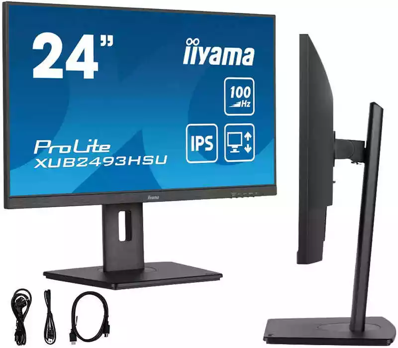 Iiyama ProLite XUB2493HSU-B6 24 cale Full HD IPS 100Hz 1ms MPRT monitor LED