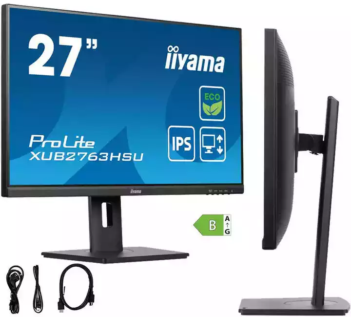 Iiyama ProLite XUB2763HSU-B1 27 cali Full HD IPS 100Hz 3ms monitor LED