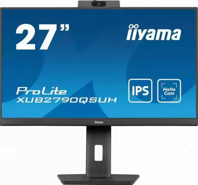 Iiyama ProLite XUB2790QSUH-B1 z kamerą 27 cali 2K IPS 100Hz 0,4ms monitor LED