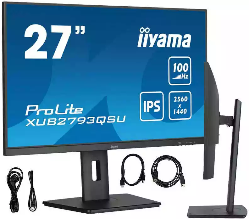 Iiyama ProLite XUB2793QSU-B6 2K IPS 100Hz 1ms MPRT monitor LED