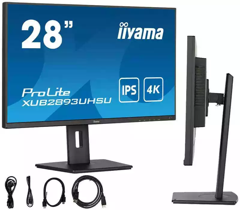 Iiyama ProLite XUB2893UHSU-B5 28 cali 4K IPS 60Hz 3ms monitor LED