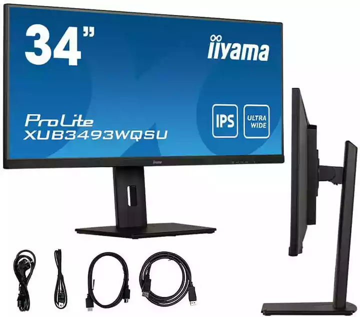 Iiyama ProLite XUB3493WQSU-B5 34 cale UWQHD IPS 75Hz 4ms monitor LED