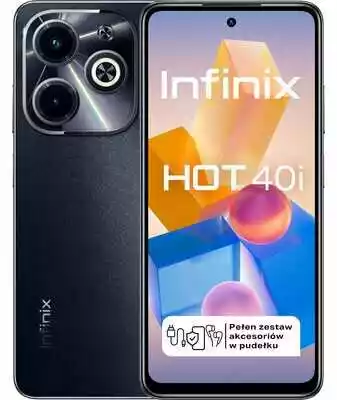 Infinix Hot 40i 8/256GB 6,56 90Hz 50Mpix Czarny