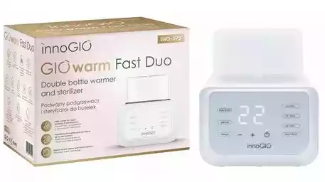 InnoGIO Podgrzewacz do butelek ze sterylizatorem GIOwarm Fast Duo GIO-375