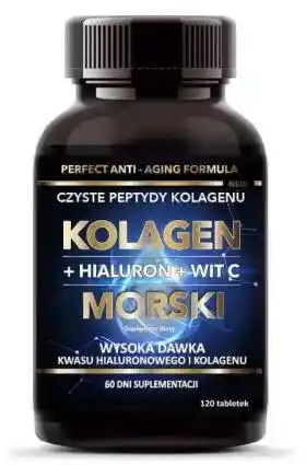 Intenson Kolagen Morski Hialuron Witamina C 120 tabletek