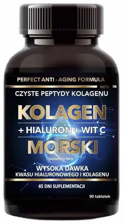 Intenson Kolagen morski + hialuron + witamina C 90tabl.