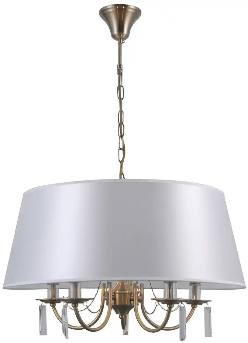 Italux Lampa Hampton wisząca Solana PND-28366-5A antyczny brąz