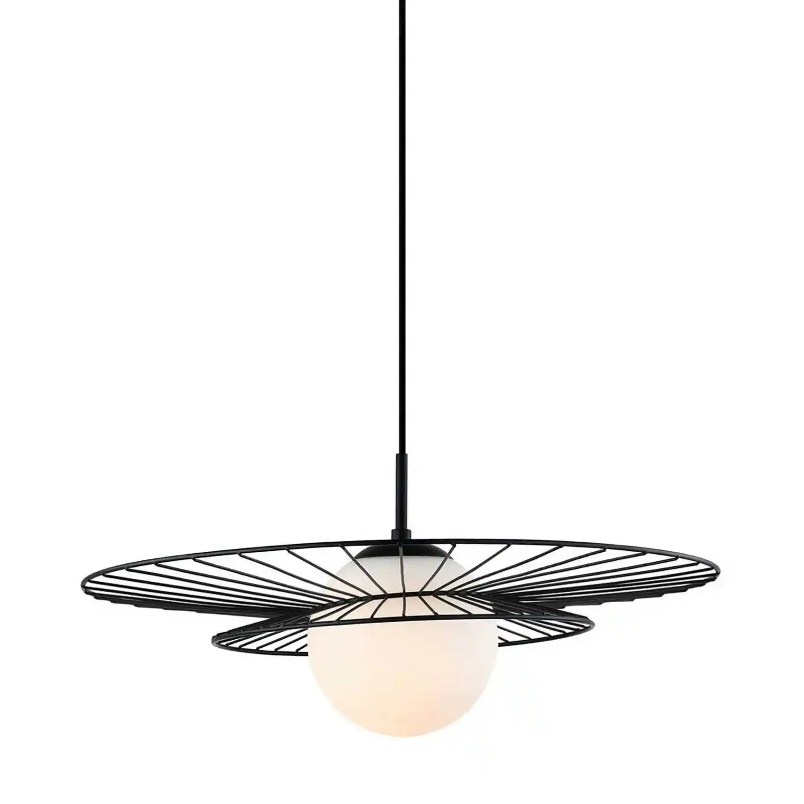 Italux Lampa loft wisząca Alison MDM-4001/1 BK